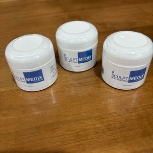 NEW SEALED Dr Watts Sculpt medix face & neck cream 2 ounce jars Set Of 3